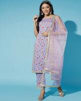 Up to 91% Off on Women Kurta Suit Sets