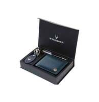 WildHorn Leather Wallet, Keychain & Pen Combo 