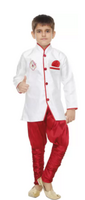 MRM CREATION - Boy's Kurta and Pyjama Set (White, Pack of 1)