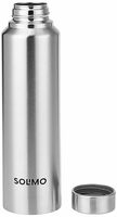Amazon Brand - Solimo Slim Stainless Steel Water Bottle, 1 litre(Pack of 1)