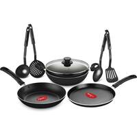 Pigeon Mio Nonstick Aluminium Cookware Gift Set, Includes Nonstick Flat Tawa