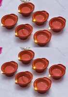 Water sensor Plastic (Pack of 12) Table Diya Set