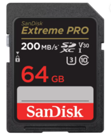 SanDisk Extreme Pro 64 GB SDHC Class 10 200 MB/s Memory Card