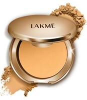 Lakme 9 to 5 Primer with Matte Powder Foundation Compact, Silky Golden, 9g 