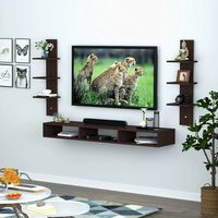 SNQ Engineered Wood wall mounted TV Unit