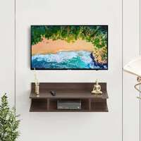 Furniture Cafe Wooden TV Cabinet Wall Shelves