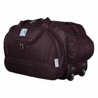 M MEDLER Epoch Nylon 55 litres Waterproof Strolley Duffle Bag- 2 Wheels - Luggage Bag - (Navy Blue)