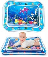 Sample @199 - BABYLAMA Baby Kids Water Play Mat Toys Inflatable Tummy Time Leakproof Water Play Mat, Fun Activity Play Center Indoor and Outdoor Water Play Mat for Baby Random Design Pack of 1