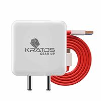 Kratos UPTO 65W Fast Charger with USB-A to Type C Cable