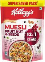Kellogg's Muesli Fruit Nut & Seeds 750G | 12-In-1 Power Breakfast | India'S No. 1 Muesli