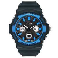 Helix By Timex Men Grey Round Dial Analog-Digital Watch - TWESK4502T