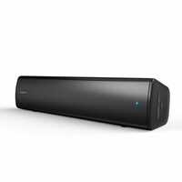 Creative Stage Air V2 Compact Under-Monitor USB Soundbar, with BT 5.3, Dual-Driver and Passive Radiator, Compatible with Nintendo and PS5