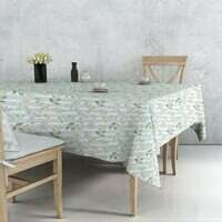 BRICK HOME Floral Printed Poly Cotton 4 Seater Table Cover (40 x 60 Inches)
