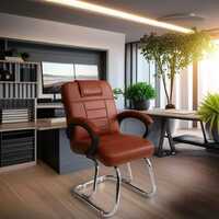 RATISON Special Chair with arm Rest with Strong Metal Frame of Steel and Cushioned 