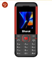 JioBharat K1 Karbonn 4G Keypad Phone with JioCinema, JioSaavn, JioPay (UPI), Long Lasting Battery, LED Torch, Digital Camera | BlackRed | Locked for JioNetwork