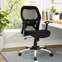 Kuber Industries Ergonomic Office Chairs for Work From Home with Meshback 