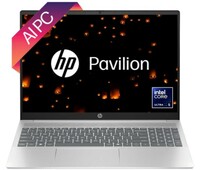 HP Pavilion 16, Enhanced by AI, Intel Core Ultra 5 125U, 16-inch (40.6 cm), WUXGA, 16GB LPDDR5, 512GB SSD, Intel Graphics, 1080p FHD IR Camera, Copilot, Backlit KB (Win 11, Silver, 1.77 kg), af0015TU