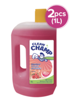Clean Champ Disinfectant Floor Cleaner Floral 1 L x 2 [location specific]