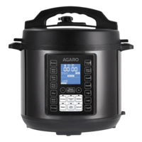 AGARO Imperial 6 Litre Electric Pressure Cooker with Keep Warm Function (Black)