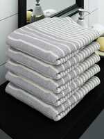 Athom Trendz Presents Athom Living Woven Light Weight Bath Towels, Made up Cotton, Soft & Skin Friendy, Water Absorbent and Dries Quickly, Ideal for Travel Usage.