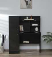 Nakamura Hutch Desk in Wenge Finish