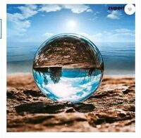 Zuperia 50 mm K9 Crystal Ball and Stand for Creative, DSLR and Mobile Photography Decorative Showpiece - 5 cm (Crystal, Clear)