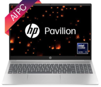 HP Pavilion 16, Enhanced by AI, Intel Core Ultra 5 125U, 16-inch (40.6 cm), WUXGA, 16GB LPDDR5, 512GB SSD, Intel Graphics, 1080p FHD IR Camera, Copilot, Backlit KB (Win 11, Silver, 1.77 kg), af0015TU