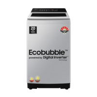 SAMSUNG 7 Kg 5 Star Inverter Fully Automatic Top Load Washing Machine (WA70BG4441YYTL, Ecobubble Technology, Lavender Grey)