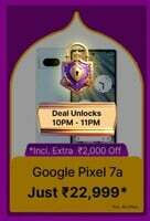 Google Pixel 7a (8GB, 128GB) (including exchange offer) 