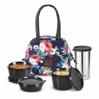 MILTON - Floret Lunch Box with Insulated Fabric Jacket