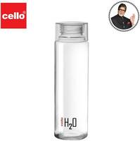 cello by cello h2o glass fridge bottle 1000ml clear 920 ml Bottle  (Pack of 1, Clear, Glass)