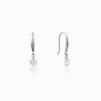 1. Silver Classic Shiny Drop Earrings @699/- (Worth - 1999/-)