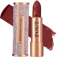 [Samples]MyGlamm POUT by Karan Johar Intense Matte Plumping Lipstick - Blockbuster Pout (Deep Red Shade)(USER SPECIFIC)