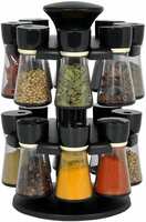 Premium Multipurpose - Revolving Plastic Spice Rack 