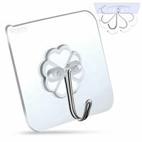 SHITHI ENTERPRISES - Self Adhesive Wall Hooks for Kitchen / 10 PCS
