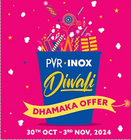 PVR INOX Diwali Dhamaka Offer | Book tickets & stand a chance to win Grand Prizes