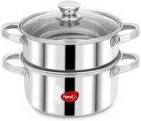 Pigeon Steel X Stainless Steel Steamer  (4.6 L)
