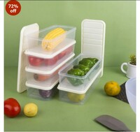 HomeWiz 1200ml Fridge Storage Container Box x 6 | 7200 ML