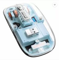 TECPHILE Bluetooth Wireless Mouse with Three Mode (BT1+ BT2+ 2.4GHz) USB Nano Receiver Wireless Optical Gaming Mouse (2.4GHz Wireless, Bluetooth, Blue)