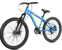 (Lowest in Year) Cradiac Elora Pro 7 Speed 24T Mountain Cycle (7 Gear, Red, Rigid)