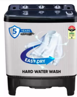 realme TechLife 7 kg 5 Star rating Semi Automatic Top Load Washing Machine White, Black (RMSA705NNNDW)