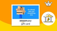 Amazon Pay Gift Card - Get Flat ₹50 Back on Min order: ₹1000 (User specific)