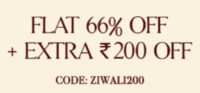 Zivame - The Big Diwali Sale | Flat 66% off + Extra 200 off