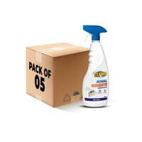 Cleno - Herbal Mosquitoes Repellent Spray | Mosquitoes Room Spray – 450ml (Pack of 5)