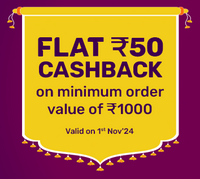 Bajaj Finserv x Gyftr : Flat Rs.50 cashback on gift card purchase of Rs.1000 (Only on 1st Nov)