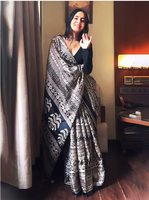 KALINI - Kalamkari Printed Block Print Saree