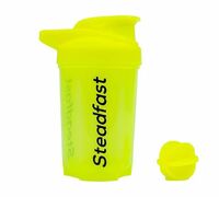 Steadfast Nutrition Protein Shaker Blender 400Ml Bottle For Whey Protein Mix, Cycling, Gym Water Bottle With Blender Ball (Green) - Plastic