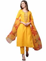 GoSriKi - Women's Kurta with Pant & Dupatta