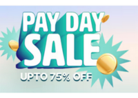 Pay Day Sale - Upto 75% off + 10% off on Prepaid Orders