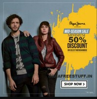 Pepe Jeans Clothing Min 70% off starting @ ₹257